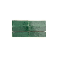 Emerald Green 2x6x1/2 Bejmat Zellige Tile