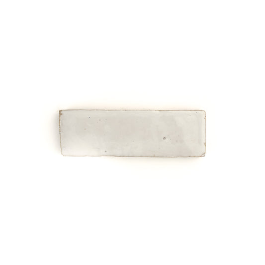 Sample: Natural White 2x6 Thin Bejmat Zellige Tile (1 sample piece)-Sample-Sample-Riad Tile