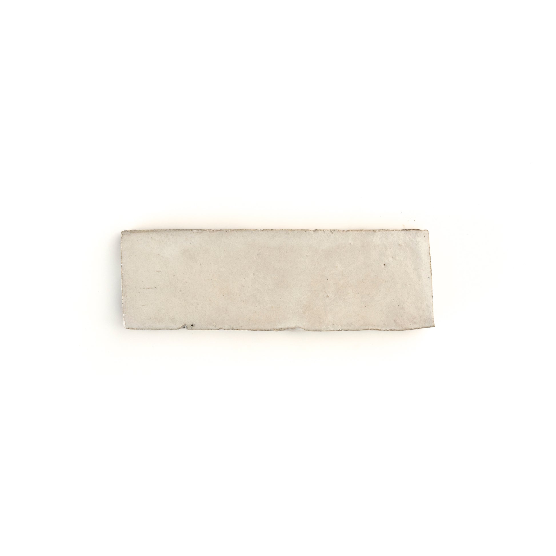 Sample: Snow White 2x6 Thin Bejmat Zellige Tile (1 sample piece)-Sample-Sample-Riad Tile