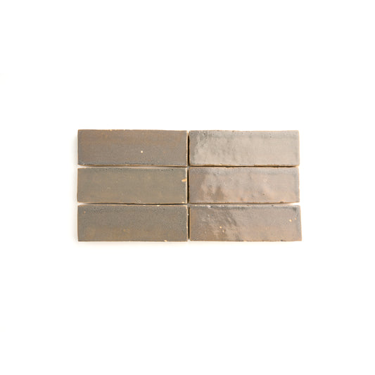 Warm Grey 2x6 Thin Bejmat Zellige Tile-Main Inventory-All Products,Solids,Zellige Tile-Riad Tile