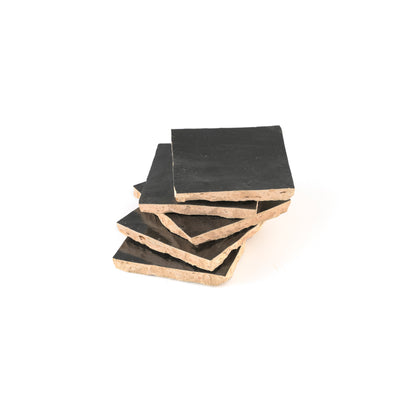 Black 4x4 Zellige Tile-Main Inventory-All Products,Solids,Zellige Tile-Riad Tile