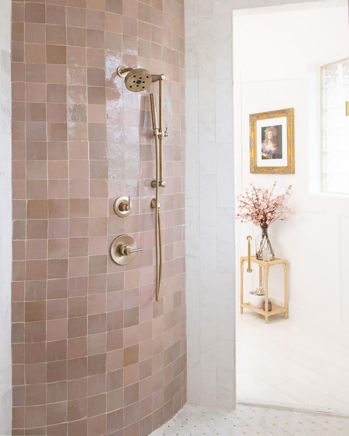 Blush 4x4 Zellige Tile-Main Inventory-All Products,Solids,Zellige Tile-Riad Tile