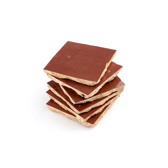 Coral 4x4 Zellige Tile-Main Inventory-All Products,Solids,Zellige Tile-Riad Tile