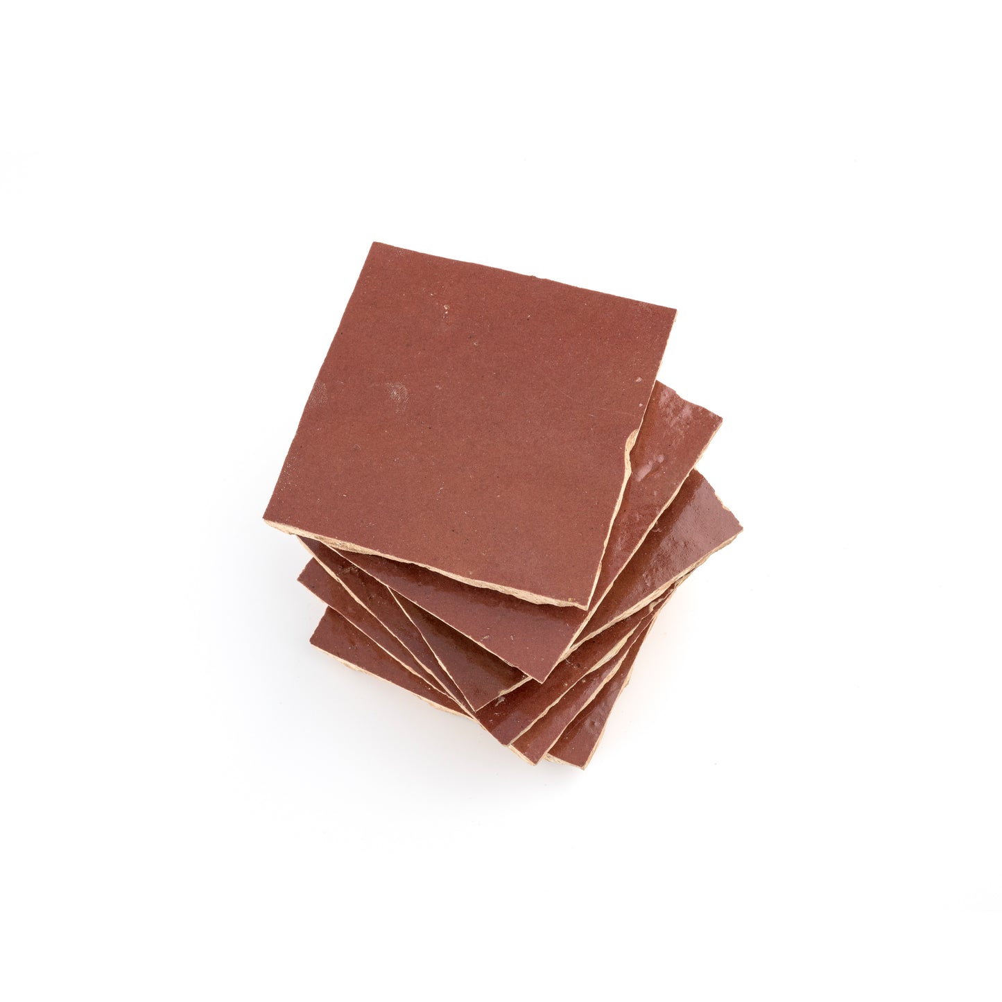 Coral 4x4 Zellige Tile-Main Inventory-All Products,Solids,Zellige Tile-Riad Tile
