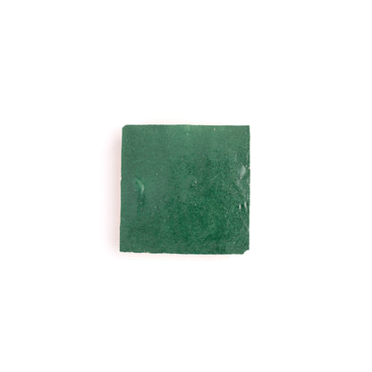 Sample: Emerald Green 4x4 Zellige Tile (1 sample piece)-Sample-Sample-Riad Tile