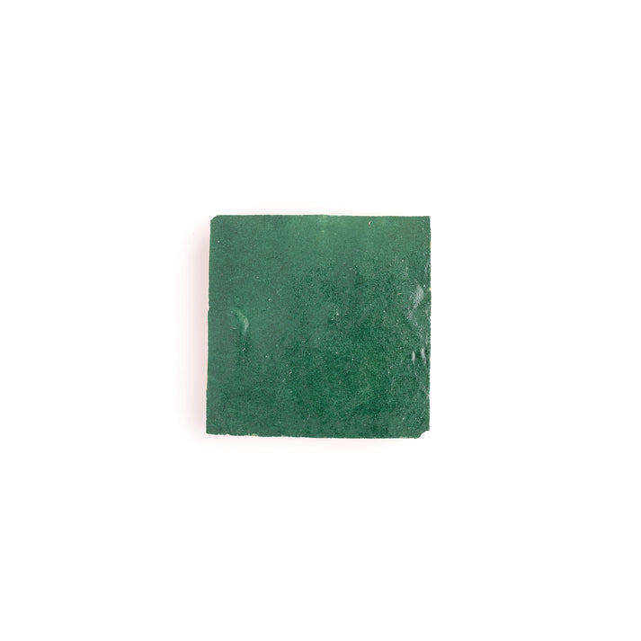 Sample: Emerald Green 4x4 Zellige Tile (1 sample piece)-Sample-Sample-Riad Tile