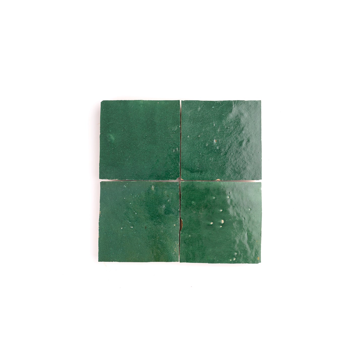 Emerald Green 4x4 Zellige Tile-Main Inventory-All Products,Solids,Zellige Tile-Riad Tile