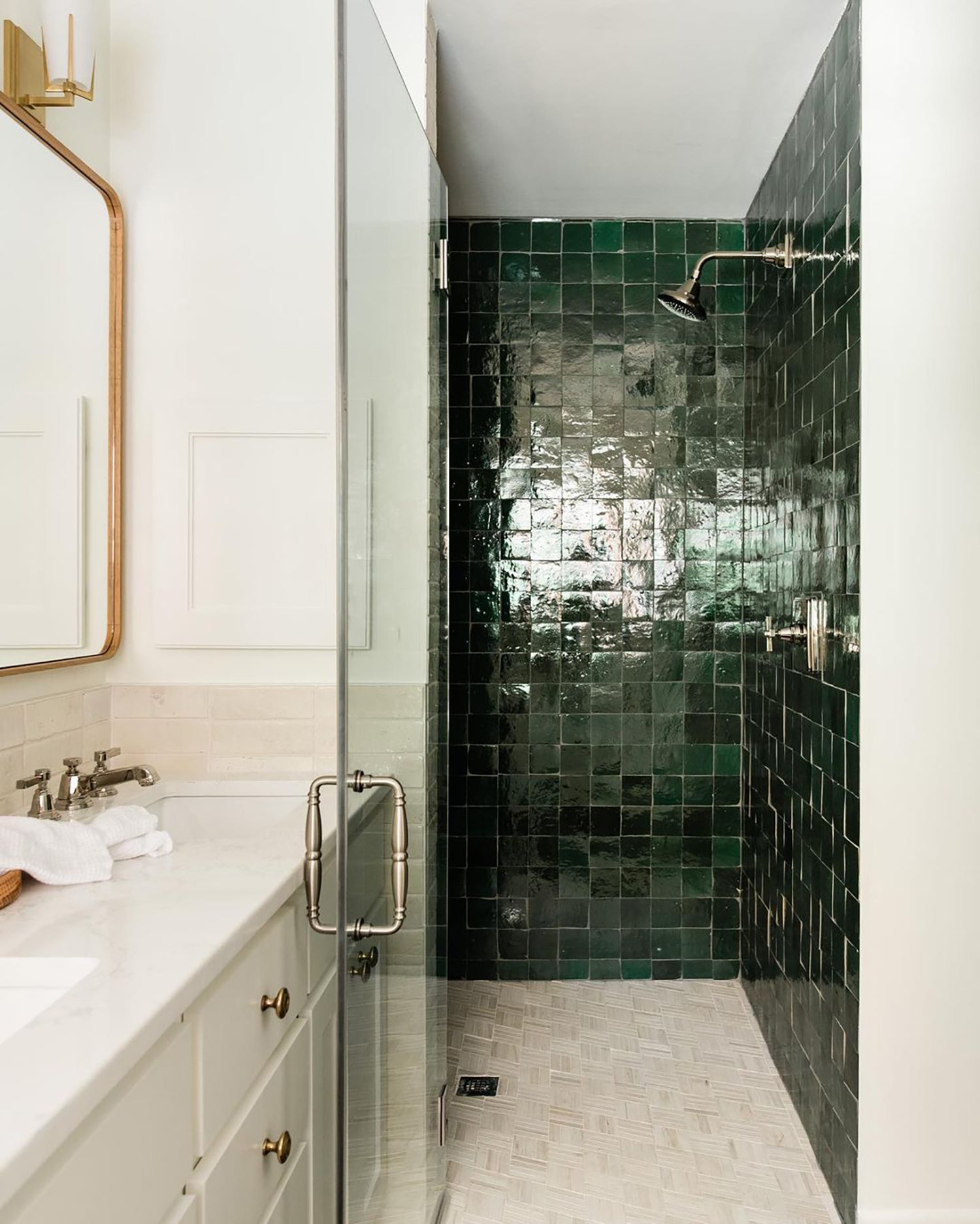 Forest Green 4x4 Zellige Tile-Main Inventory-All Products,Solids,Zellige Tile-Riad Tile