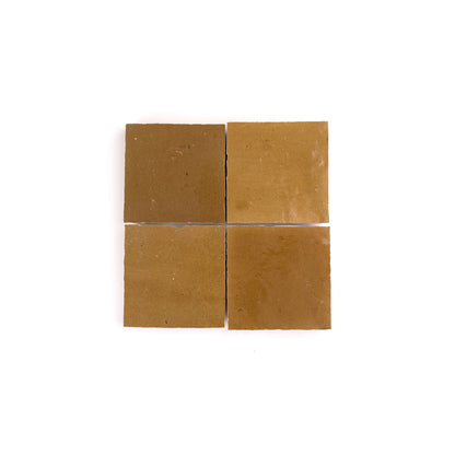 Honey 4x4 Zellige Tile-Main Inventory-All Products,Solids,Zellige Tile-Riad Tile