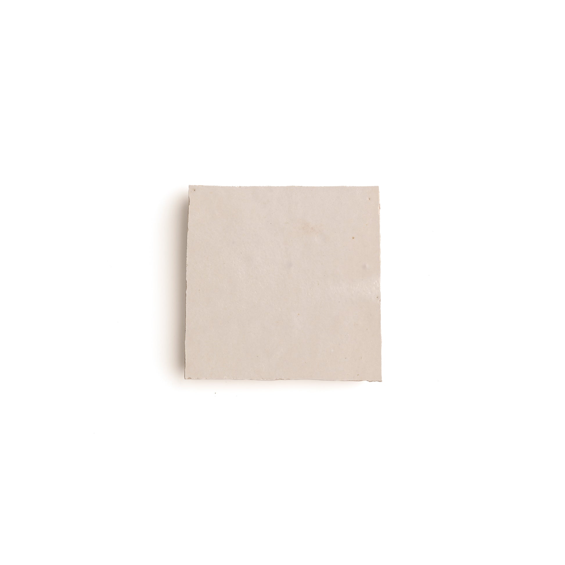 Sample: Natural White 4x4 Zellige Tile (1 sample piece)-Sample-Sample-Riad Tile