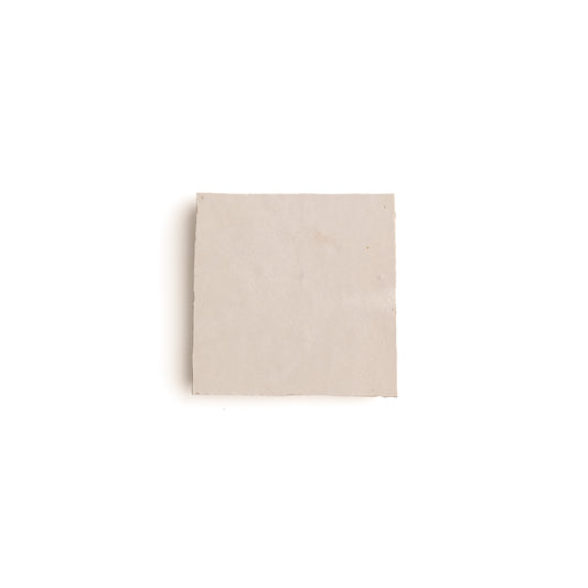 Sample: Natural White 4x4 Zellige Tile (1 sample piece)-Sample-Sample-Riad Tile