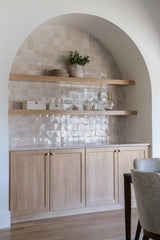 Natural White 4x4 Zellige Tile