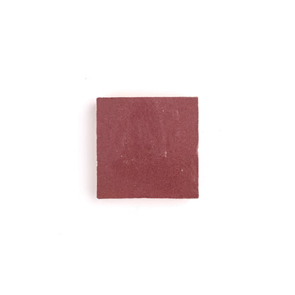 Sample: Rouge 4x4 Zellige Tile (1 sample piece)-Sample-Sample-Riad Tile