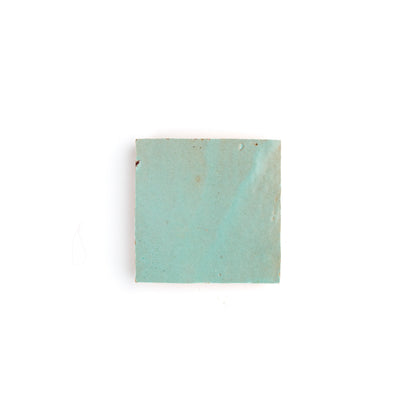Sample: Sea Green 4x4 Zellige Tile (1 sample piece)-Sample-Sample-Riad Tile