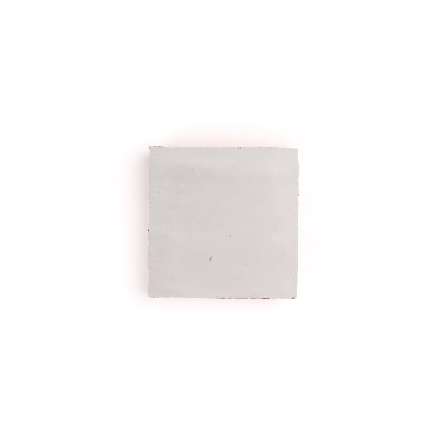Sample: Snow White 4x4 Zellige Tile (1 sample piece)-Sample-Sample-Riad Tile