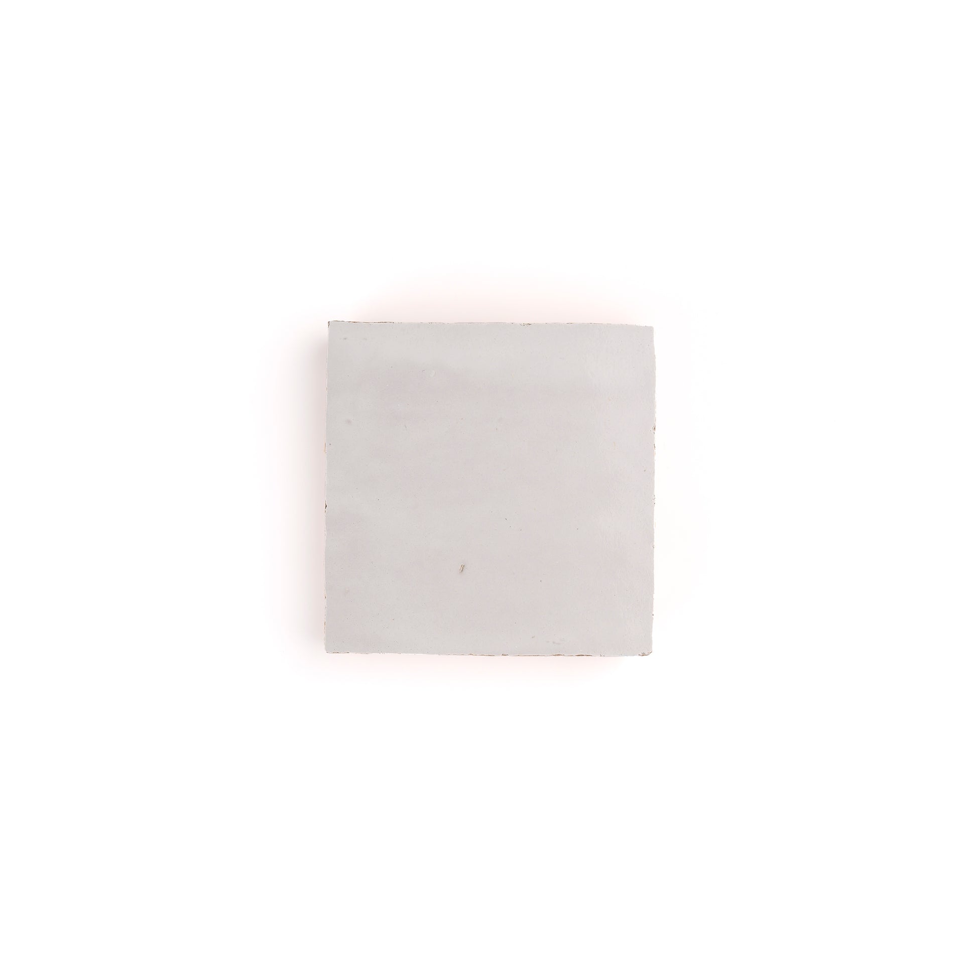 Sample: Snow White 4x4 Zellige Tile (1 sample piece)-Sample-Sample-Riad Tile