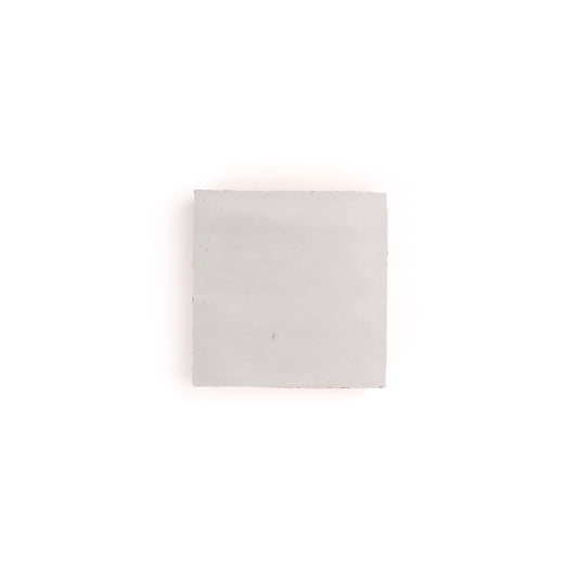 Sample: Snow White 4x4 Zellige Tile (1 sample piece)-Sample-Sample-Riad Tile