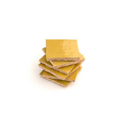Goldfinch 4x4 Zellige Tile-Main Inventory-All Products,Solids,Zellige Tile-Riad Tile