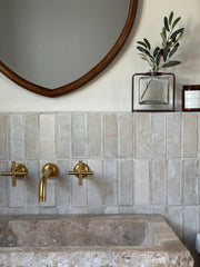 Natural White 2x6 Thin Bejmat Zellige Tile