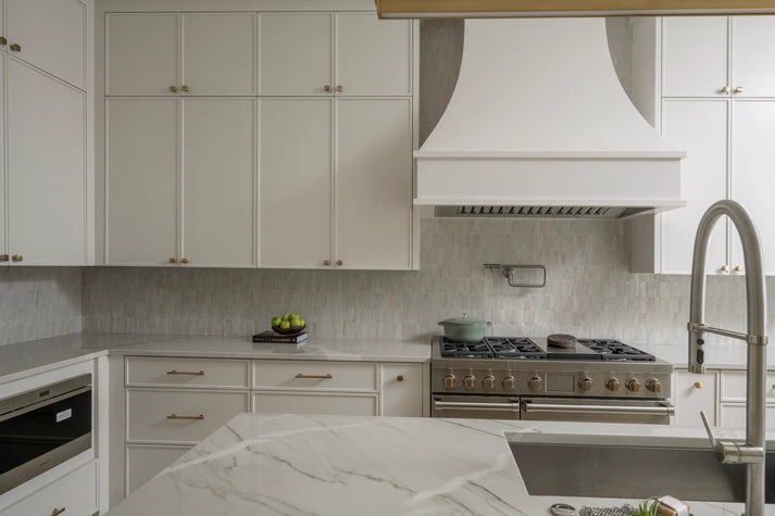 Natural White 1x4 Trapezoid Mosaic Zellige Tile-Main Inventory-All Products,Solids,Zellige Tile-Riad Tile