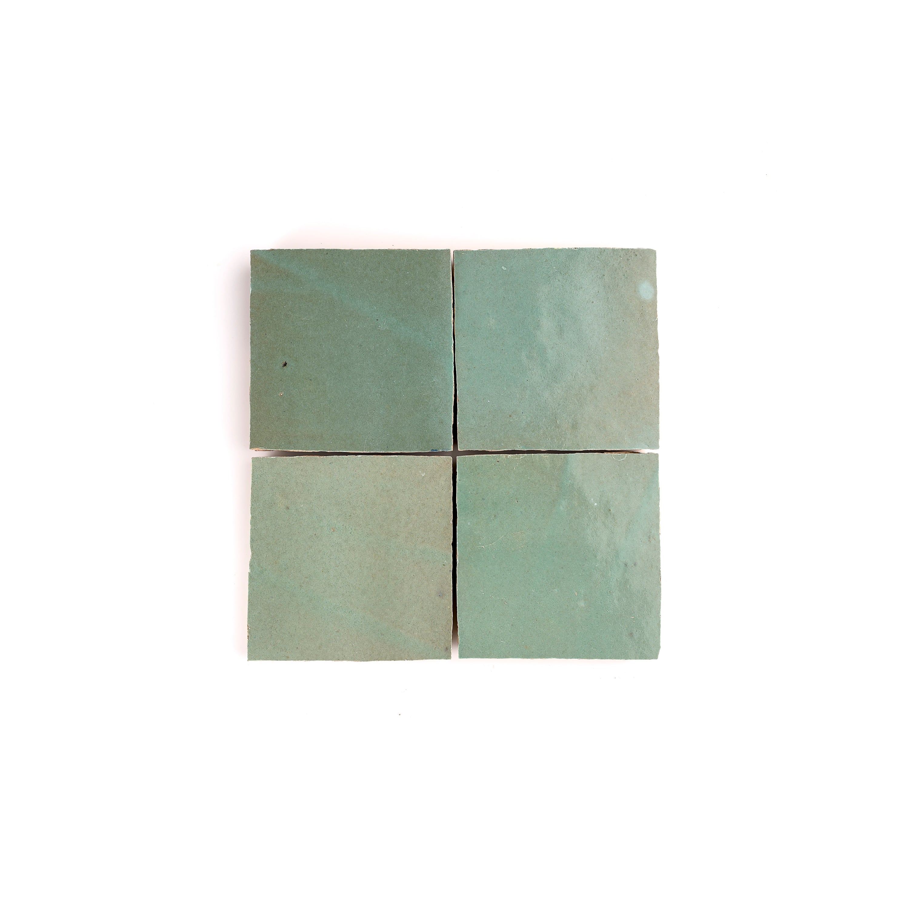 Intricate Moroccan Mosaic Tile in Green and White for Bathroom Wall Decor