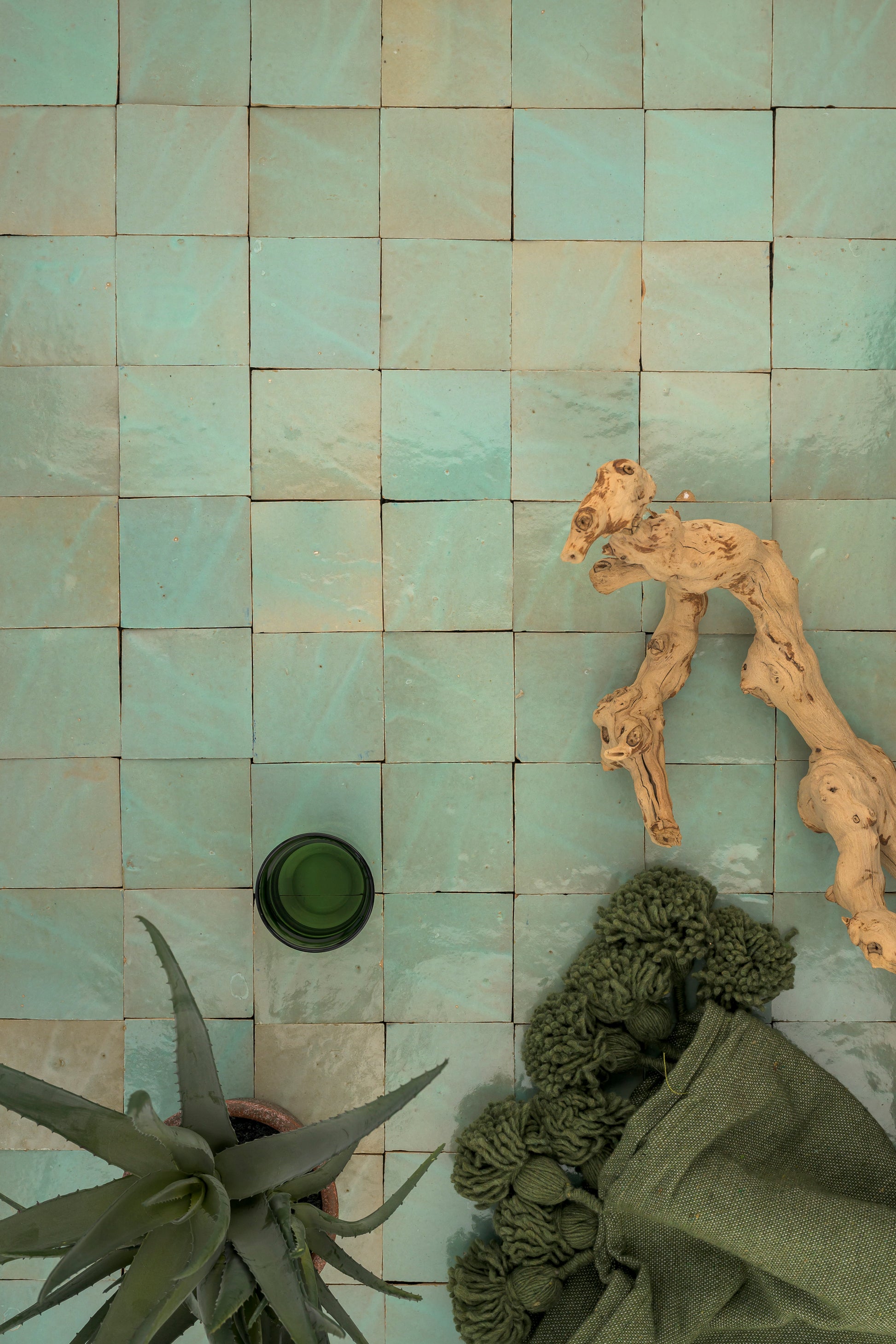 Agave 4x4 Zellige Tile-Main Inventory-All Products,Solids,Zellige Tile-Riad Tile