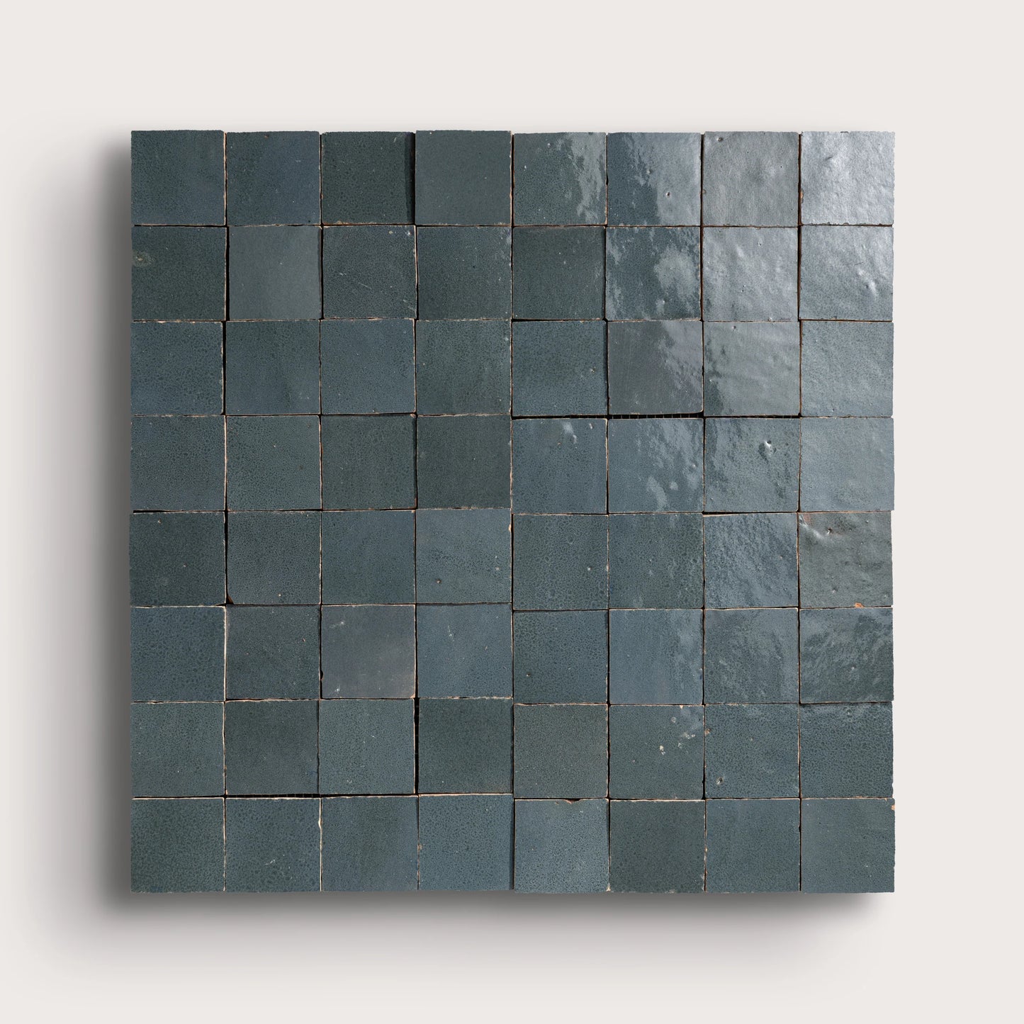 Steel Grey 2x2 Mosaic Zellige Tile