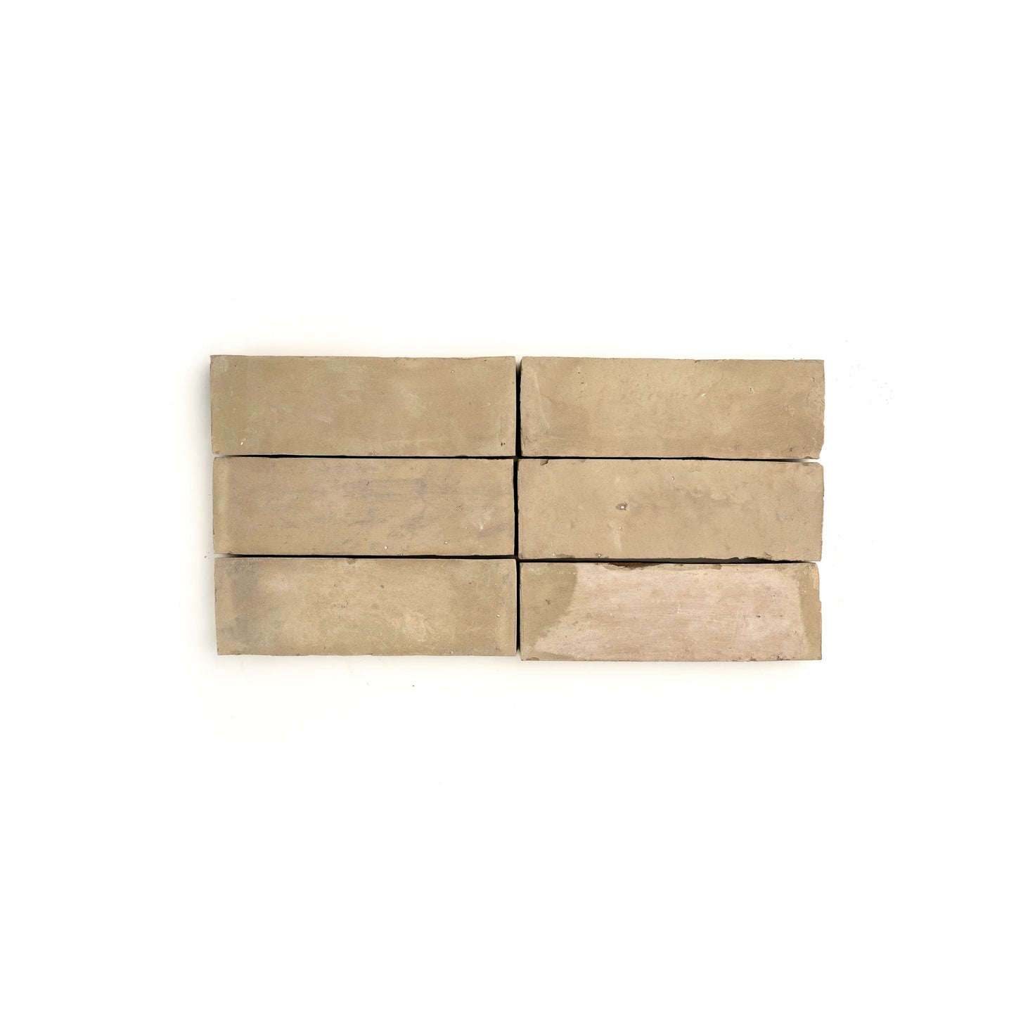 Unglazed Natural Terracotta 2x6 Thin Bejmat Zellige Tile