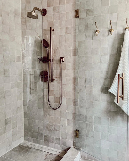 Natural White 4x4 Zellige Tile