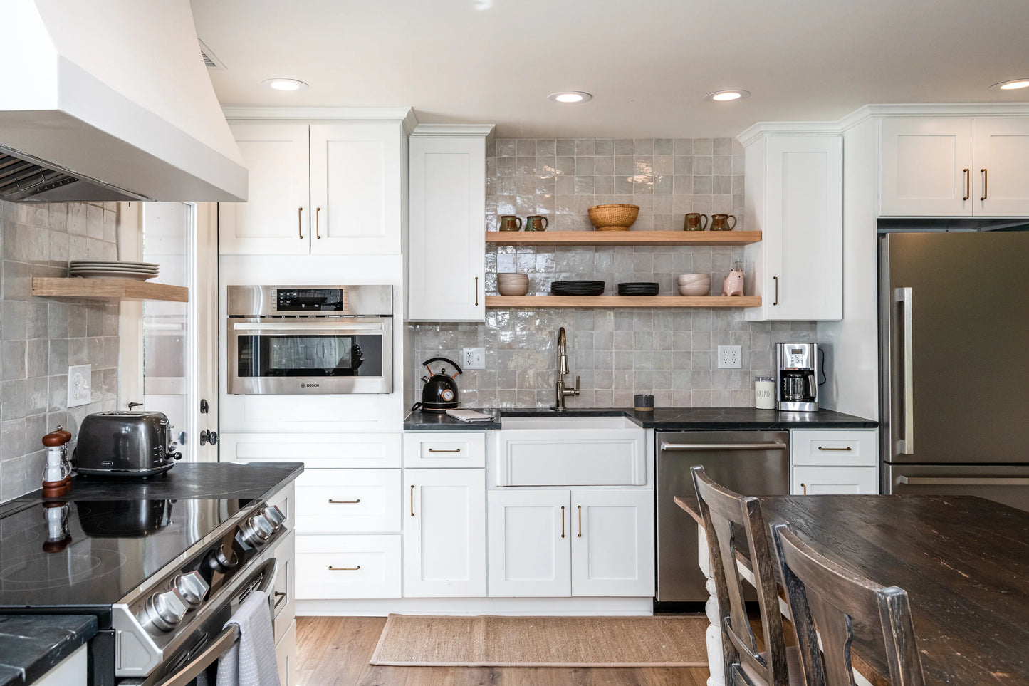 Natural White 4x4 Zellige Tile
