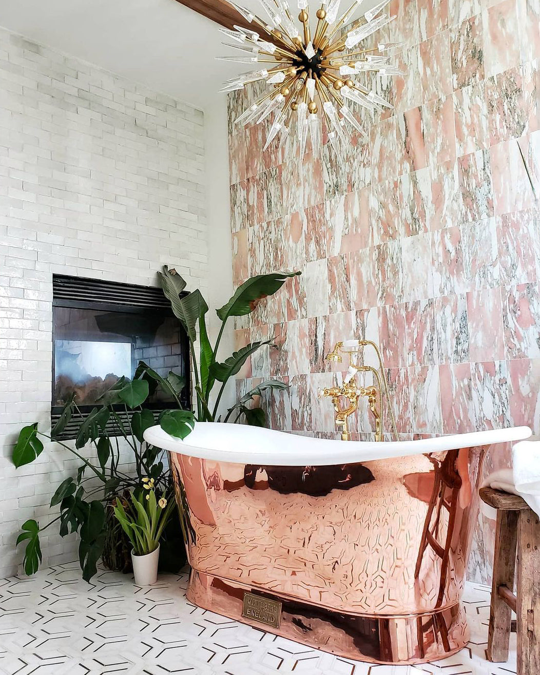 Norwegian Rose 6x12 Marble Tile | Honed – Riad Tile