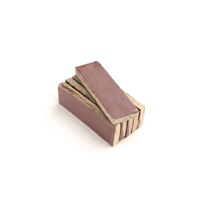 Rouge 2x6 Thin Bejmat Zellige Tile
