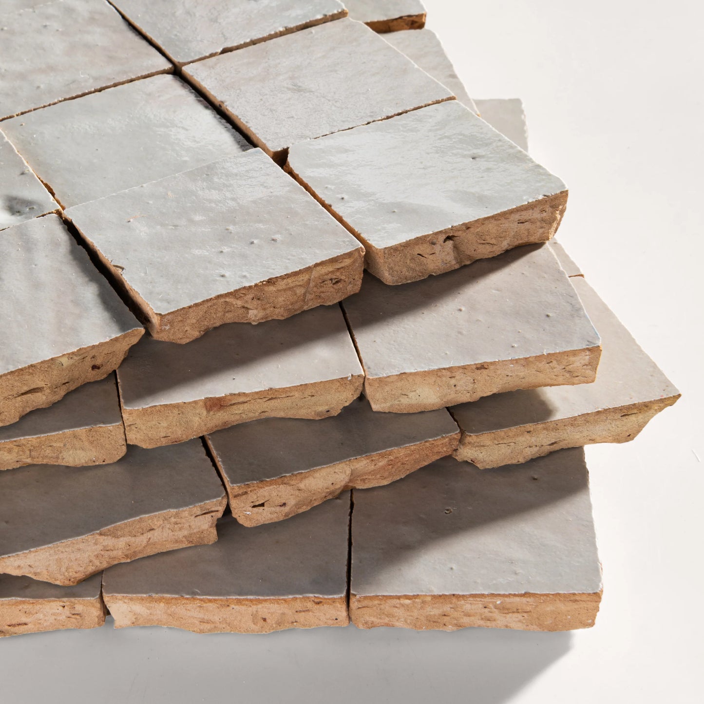 Natural White 2x2 Mosaic Zellige Tile