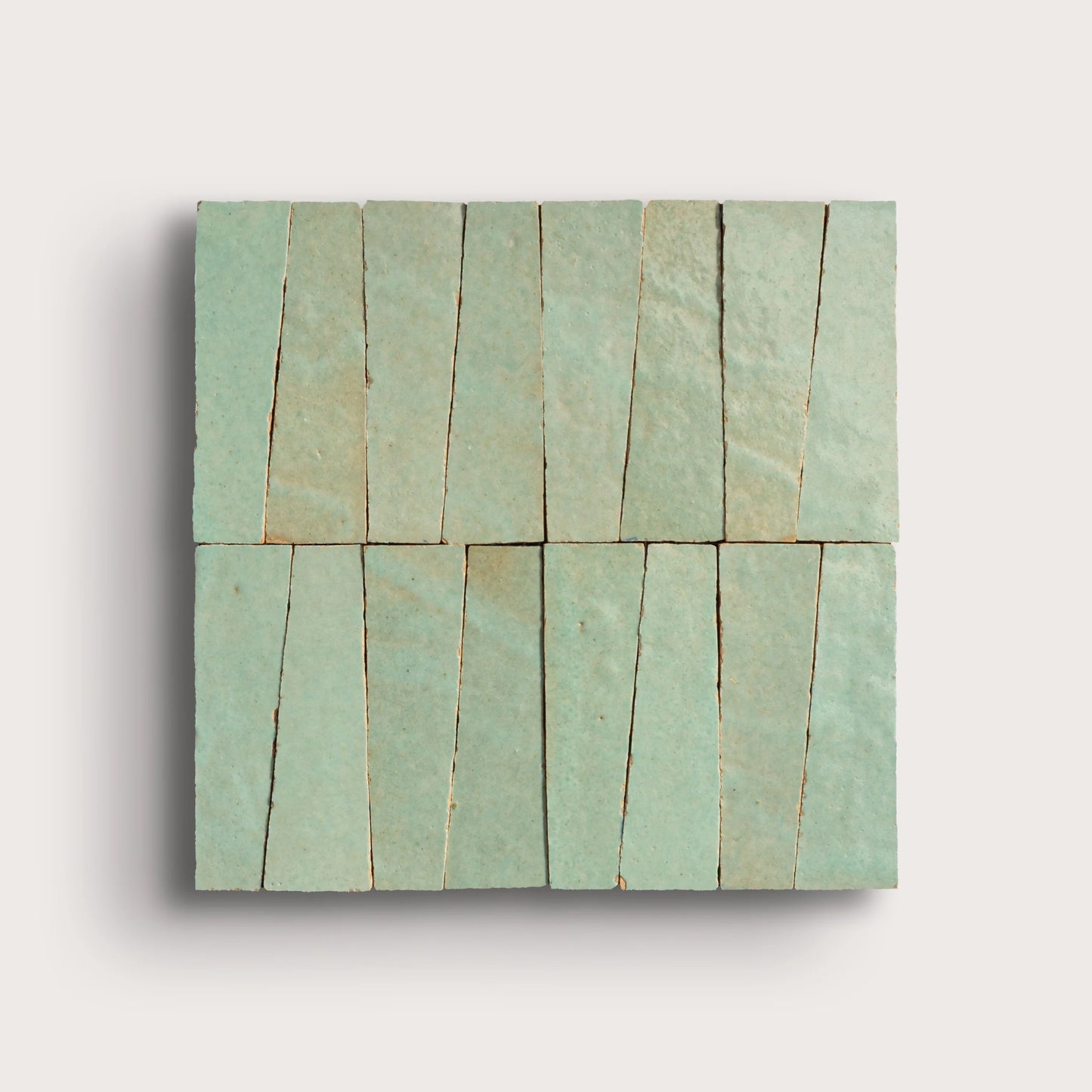 Agave 1x4 Trapezoid Mosaic Zellige Tile