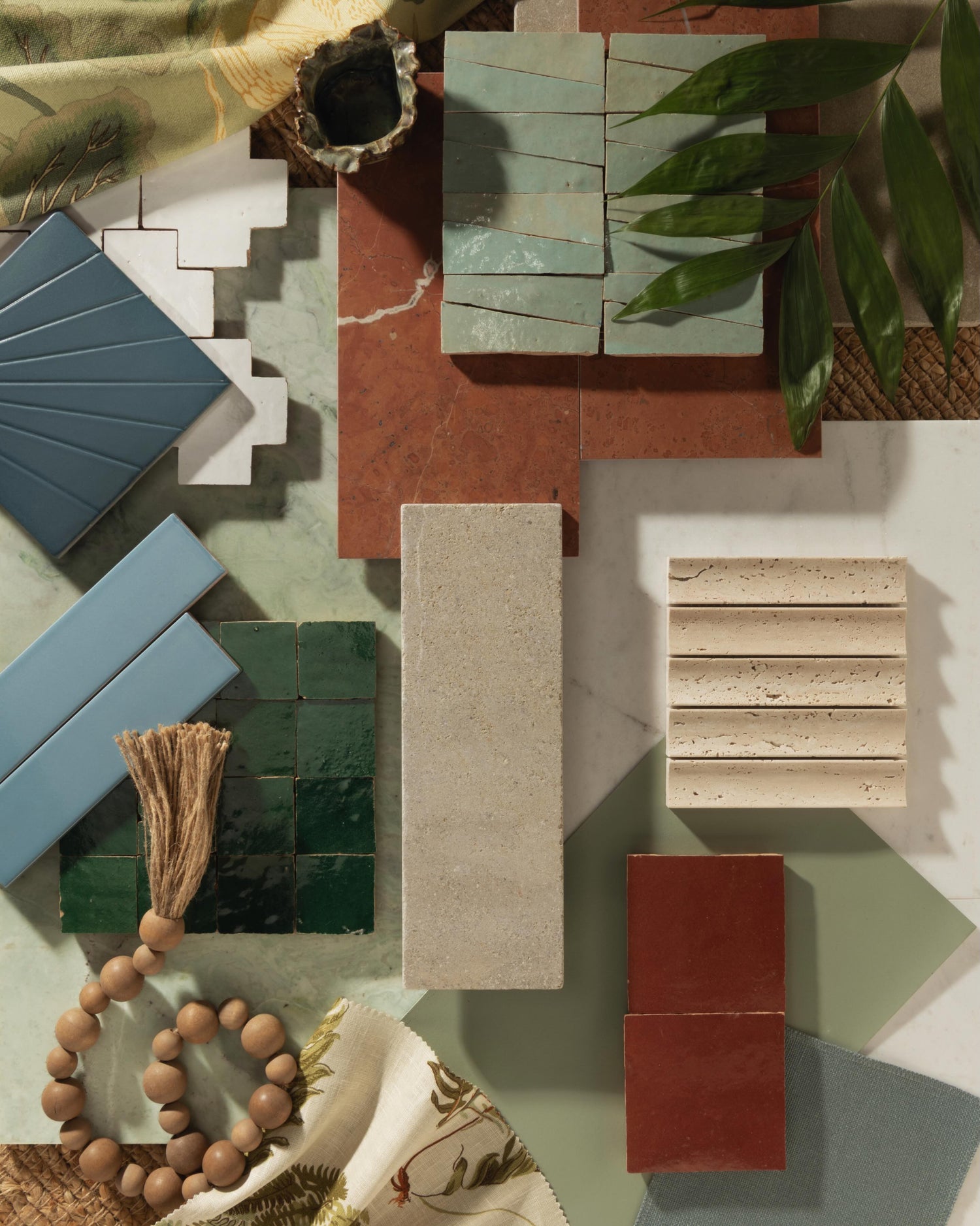 Introducing the Summer Edit: A curated collection of materials inspired by long afternoons, hidden courtyards, and places where nature quietly takes over.

Rich green marble. Handmade zellige. Warm stone. Earthy reds. Layers of texture that feel collected over time rather than chosen all at once.

Less trend. More atmosphere.