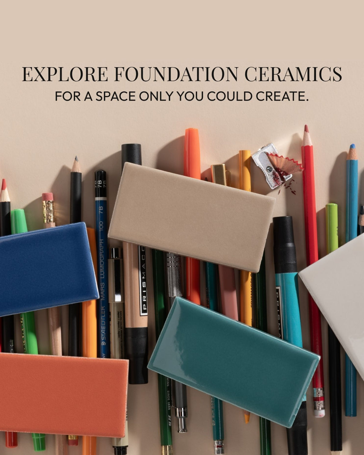 So many possibilities. So distinctly yours.

Meet Foundation Ceramics: 39 colors, 13 formats, and 2 finishes that open up thousands of combinations. From a quiet wash of color to a bold new direction, there's room to bring your vision to life.

Swipe to explore the possibilities.

Find your starting point. Explore the collection and order samples at the link in our bio. (image 5)