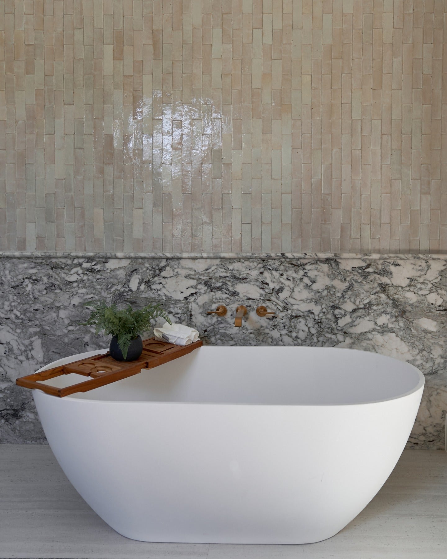 Beautiful homes begin with a shared vision.

Thoughtful architecture, timeless lighting, handcrafted tile, and natural stone carry a quiet sense of continuity from the primary bath to the kitchen, butler's pantry, and laundry room, creating a home that feels beautifully whole.

Created in collaboration with @buildtx and @rejuvenation. (image 5)