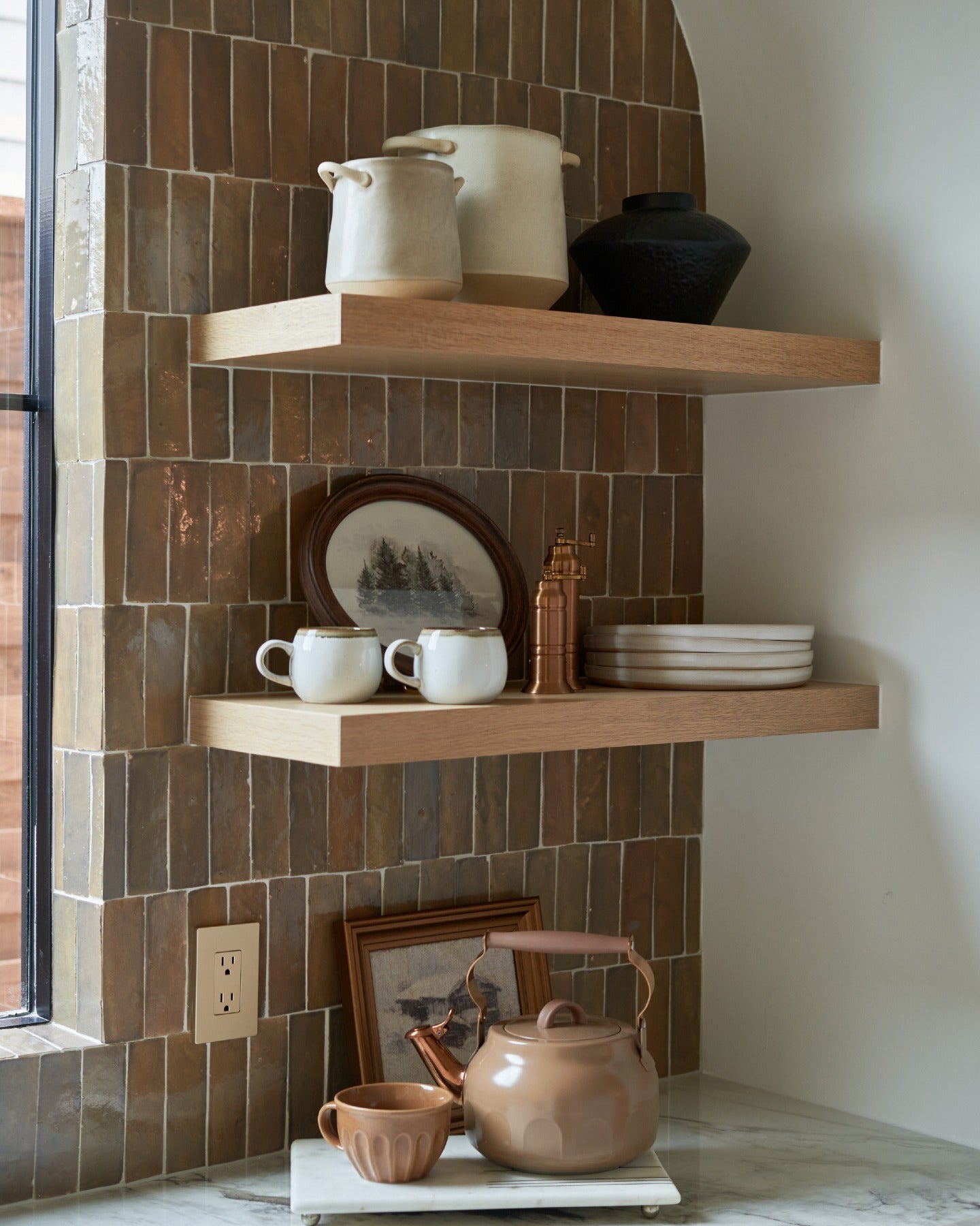 Beautiful homes begin with a shared vision.

Thoughtful architecture, timeless lighting, handcrafted tile, and natural stone carry a quiet sense of continuity from the primary bath to the kitchen, butler's pantry, and laundry room, creating a home that feels beautifully whole.

Created in collaboration with @buildtx and @rejuvenation. (image 7)