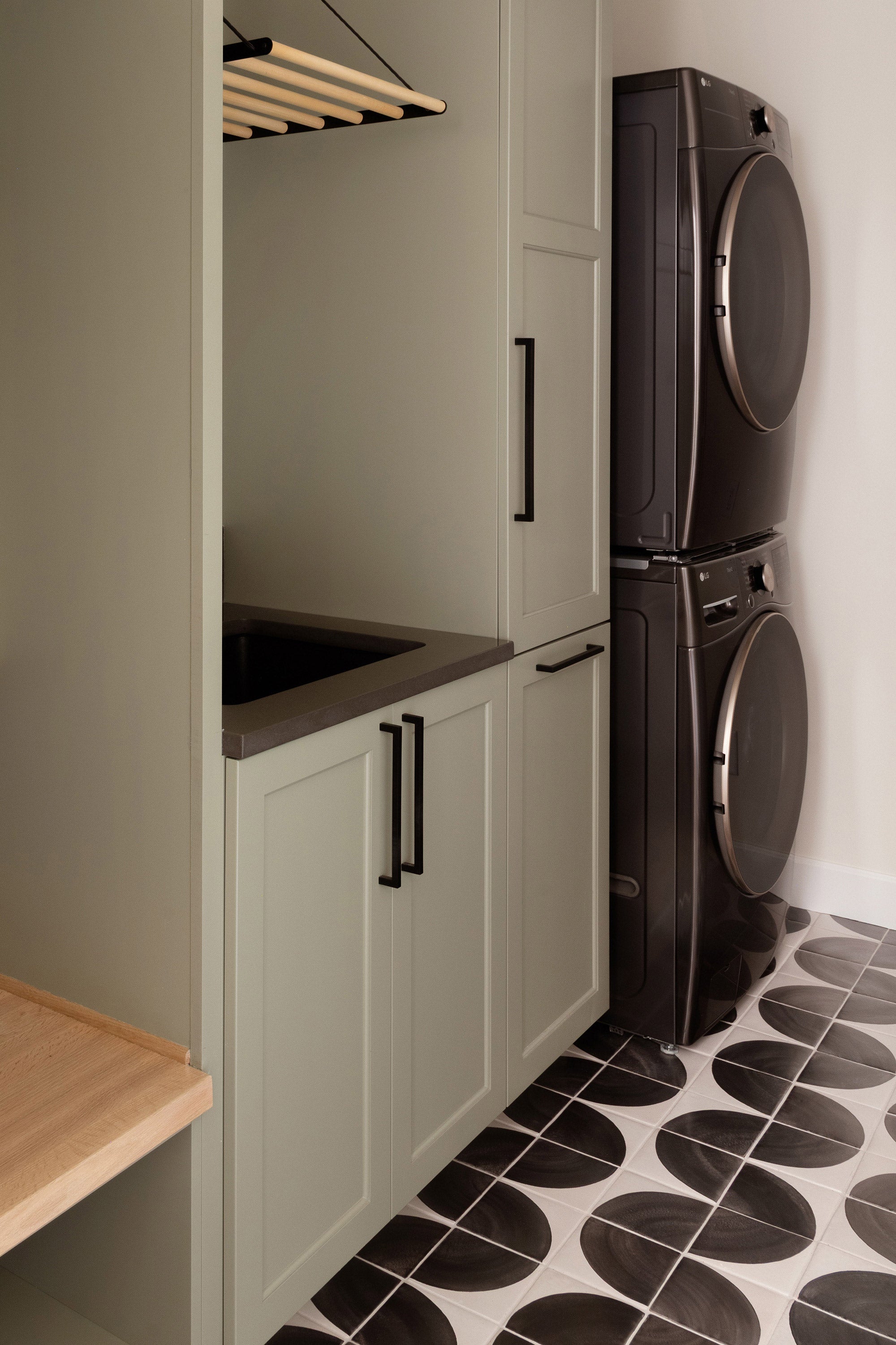 Crest Black 6x6 Hand Painted Artisan Ceramic Tile-Main Inventory-All Products,Patterns-Riad Tile